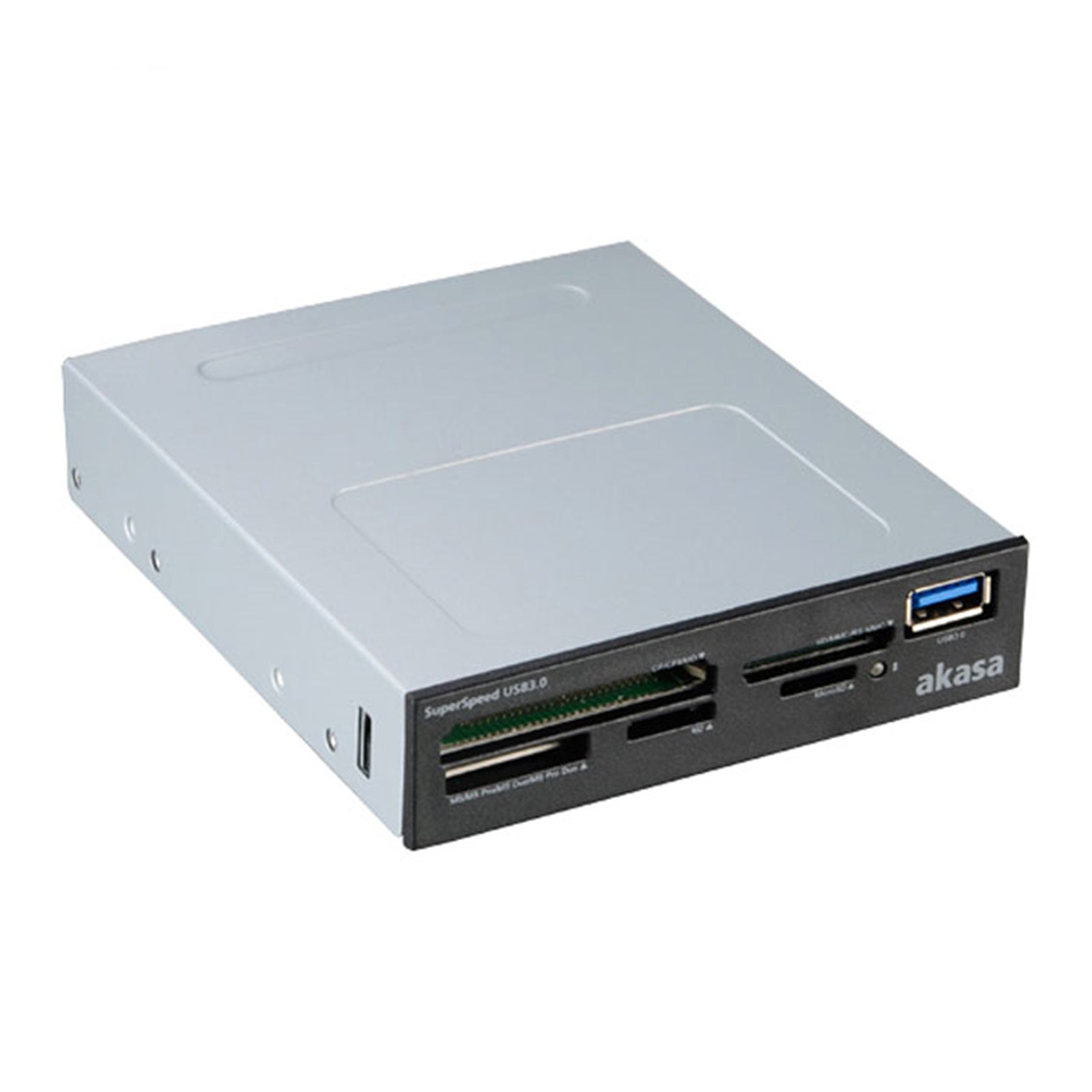 Akasa Internal USB 3.0 Multi Card Reader - 3.5 Akasa Internal USB 3.0 Multi Card Reader - 3.5
